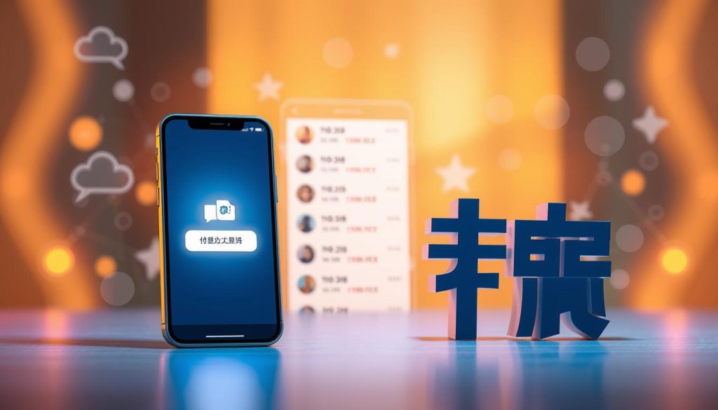 A visually engaging illustration representing "消息恢复" within a digital communication context. In the foreground, a sleek smartphone displays a notification icon symbolizing message recovery, illuminated with a soft glow. The middle ground features a dynamic user interface of a messaging app, showcasing scrolling conversations with timestamps, reflecting the automatic deletion feature. The background includes a subtle blend of abstract digital elements, such as cloud icons and data streams, to convey a tech-savvy environment. The lighting is warm and inviting, creating a sense of reassurance and reliability. The overall atmosphere exudes professionalism and clarity, emphasizing solutions to common issues related to automated deletion settings in messaging platforms.